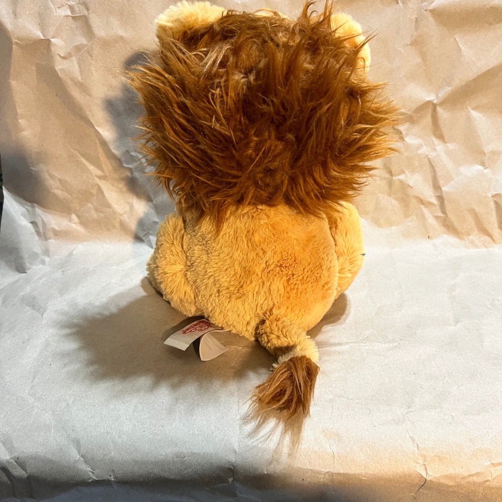 Cuddle Barn Lucas Lion Plush Tan Gold Animated Wild Thing Stuffed Animal Toy - Picture 3 of 7